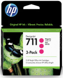 HP 711 29-ml Magenta DesignJet Ink Cartridge 3-Pack